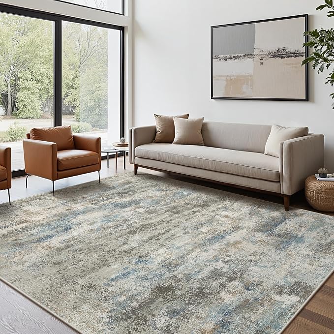 BEIMO Area Rugs 8x10 for Living Room Bedroom, Modern Abstract Machine Washable - Image 2