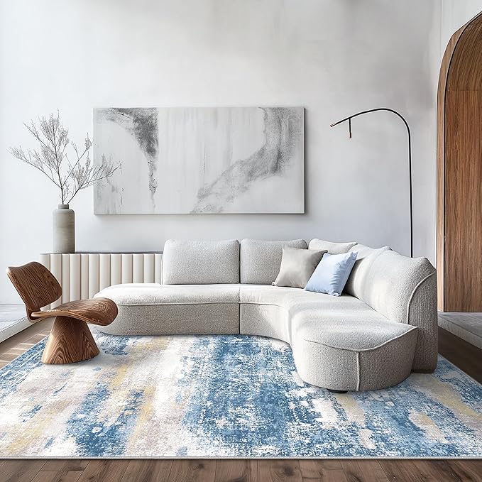 BEIMO Area Rugs 5x7 for Living Room Bedroom, Modern Abstract Machine Washable by BEIMO