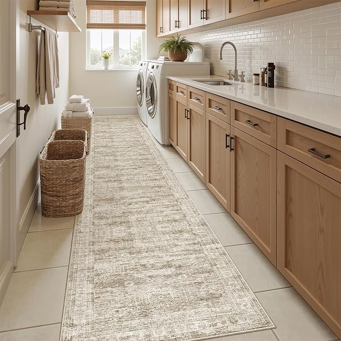 Runner Rug 2x12 Washable Non-Slip Hallway Runner Rugs - Image 4