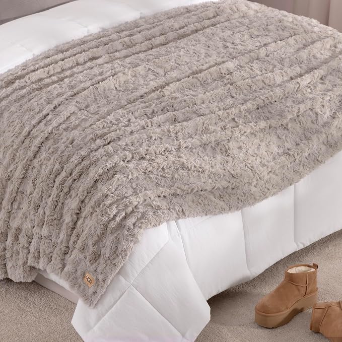 UGG Adalee Faux Fur King Blanket - Image 7