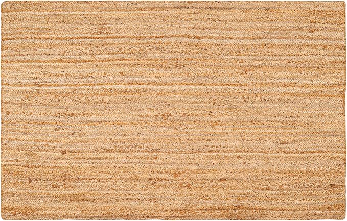 Hausattire Hand Woven Jute Braided Rug, Reversible Boho Entry Area Rugs - Image 4