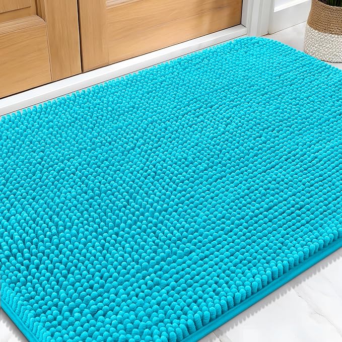 OLANLY Dog Door Mat for Muddy Paws 34x21, Absorbs Moisture and Dirt, Absorbent by OLANLY