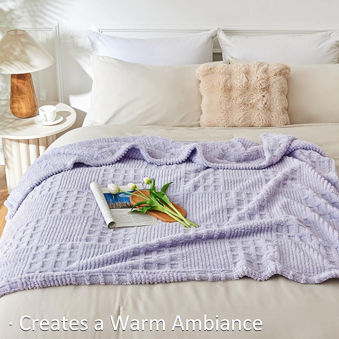 EXQ Home Fleece Throw Blanket for Couch or Bed - Image 4