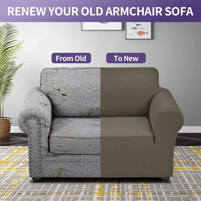 Joccun Stretch Chair Couch Cover, 1-Piece Sofa Slipcover Spandex Sofa Covers - Image 6