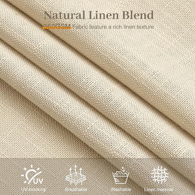 IVAPUPU Pinch Pleated Curtains 90 Inch Long - Image 5