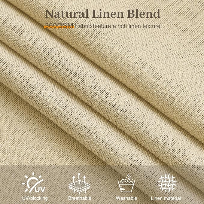 IVAPUPU 60 Inch Extra Width Pinch Pleat Curtains - Image 6