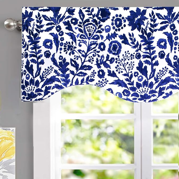 DriftAway Julia Lined Valance Double Layer Thermal Insulated Room Darkening - Image 3