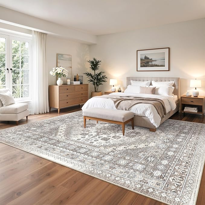 zesthome 10x14 Area Rugs, Stain Resistant Washable Rug, Ultra-Thin Rugs - Image 9