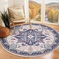 OPPODREAM Soft Round Rug 6ft, Washable Circle Rug 6ft by OPPODREAM