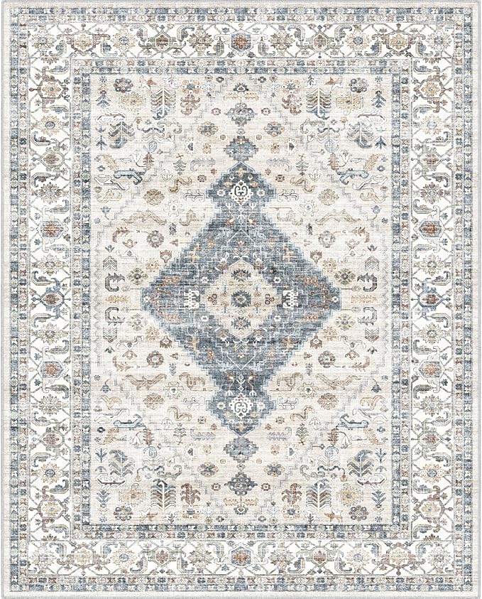 Washable Vintage Area Rug 8x10 - Image 3