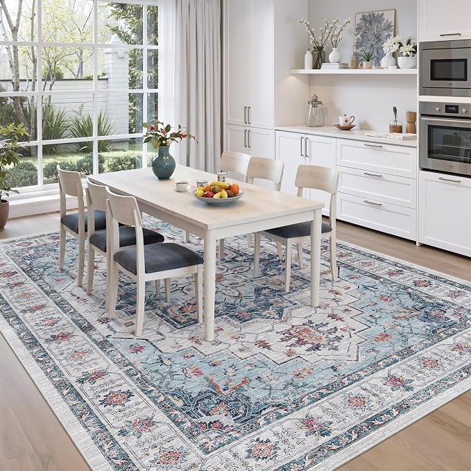zesthome Area Rugs 9x12, Washable Rug Non-Slip Low Pile Rugs - Image 8
