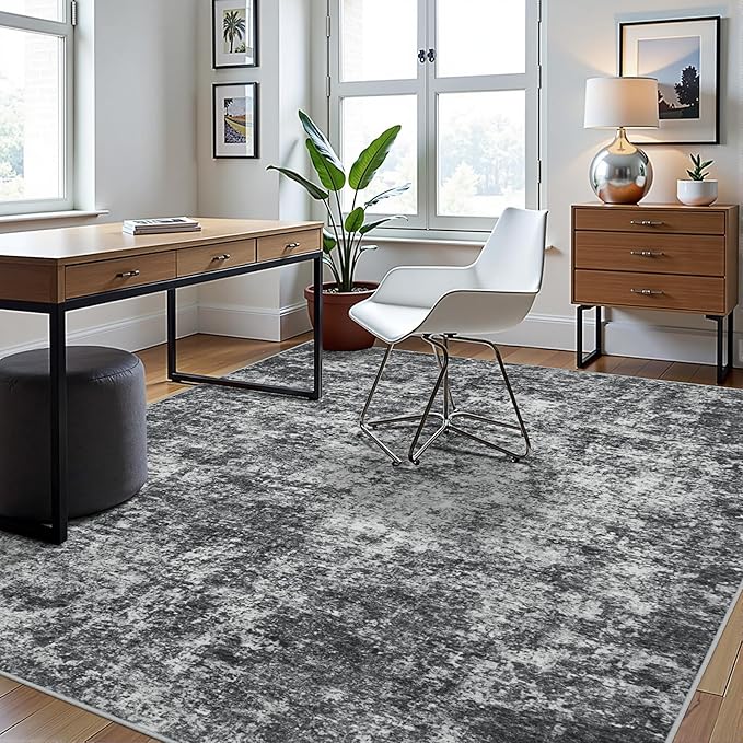 10x14 Area Rugs for Living Room Rug Washable: Abstract Large Rug Indoor Modern - Image 9