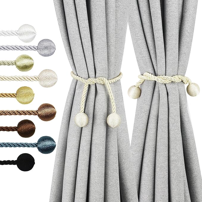Curtain Tiebacks Outdoor Elegant Decorative Tie Backs Modern Rope Tiebacks by CurtianTiebacks
