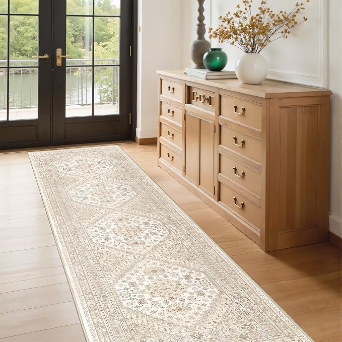 Runner Rug 2x8 Runners for Hallways Non Slip Washable, Vintage Hallway Runner - Image 5