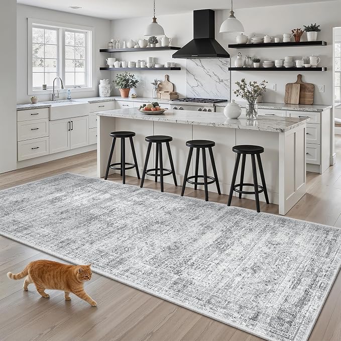 Runner Rug 3x6 Washable Non-Slip Kitchen Runner Rugs - Image 2