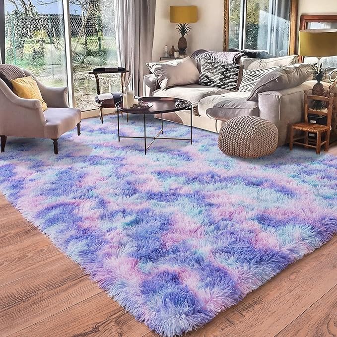 Rugs for Living Room 8x10, Soft Shaggy Modern Shag Area Rug for Bedroom - Image 8