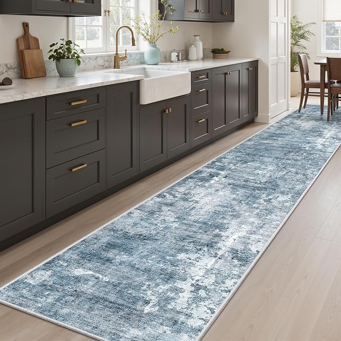 Runner Rug 2x12 Washable Non-Slip Hallway Runner Rugs - Image 2