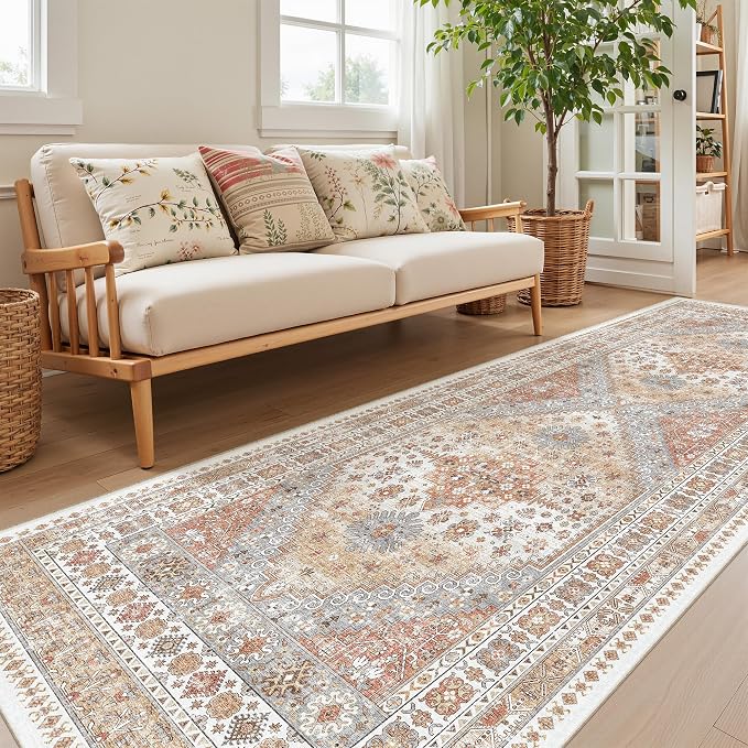 4x10 Runner Rug, Washable Hallway Runner Rug - Image 9