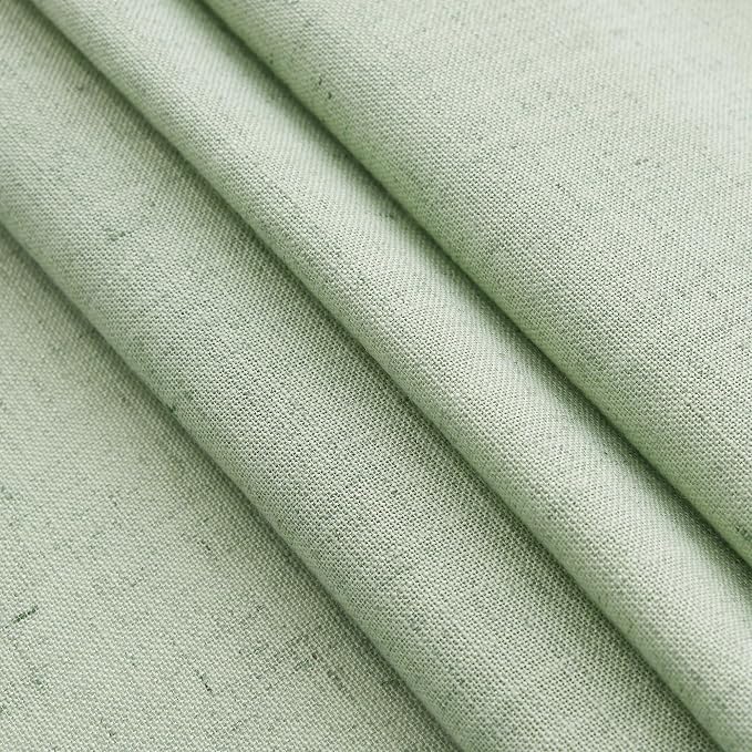 Nanspring Mist Sage Linen Curtains 72 Inch Length - Image 7