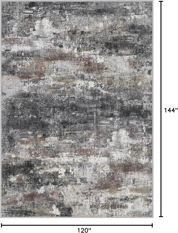 Area Rugs 10x12 for Living Room Bedroom, Modern Abstract Machine Washable Large - Image 2
