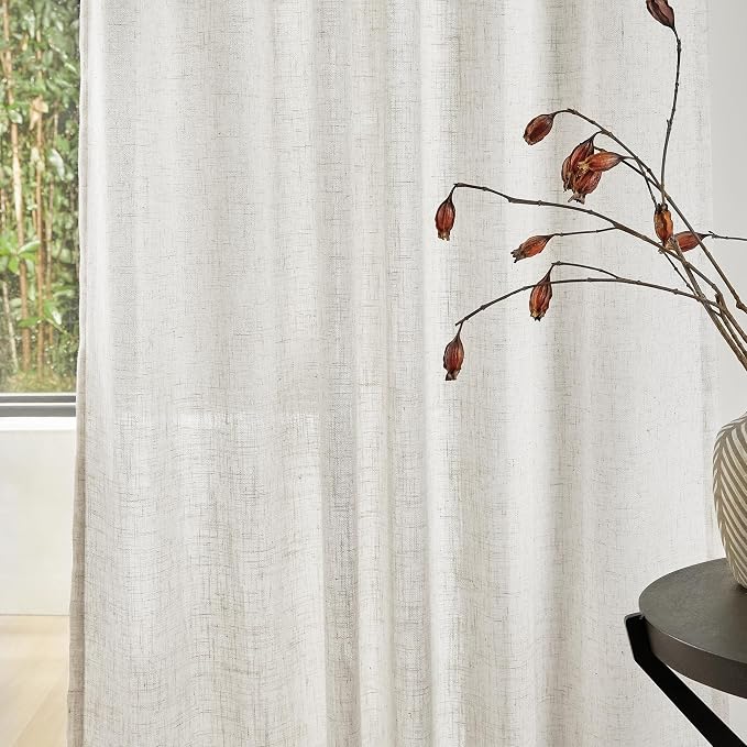 MYSKY HOME Sheer Curtains 63 Inch Length - Image 4