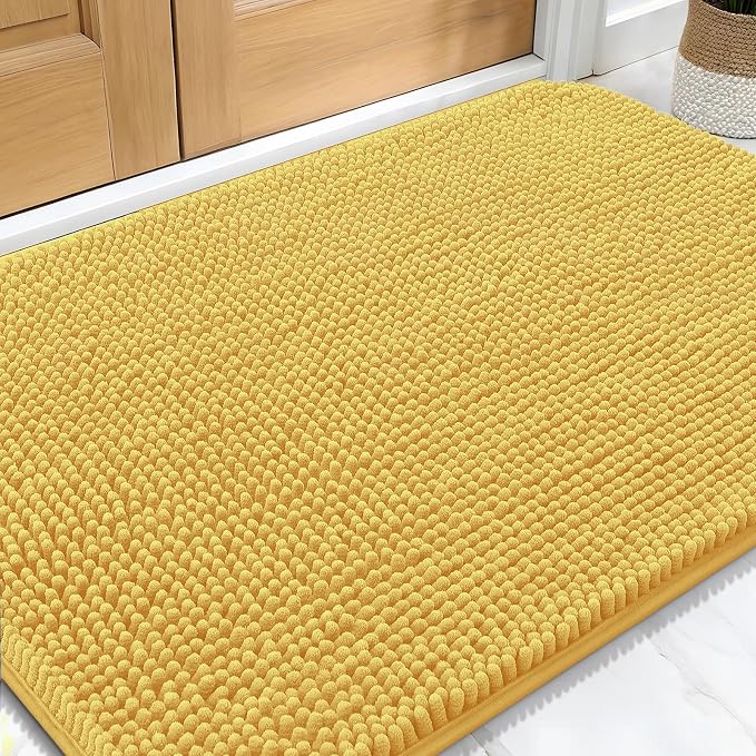OLANLY Dog Door Mat for Muddy Paws 34x21, Absorbs Moisture and Dirt, Absorbent by OLANLY