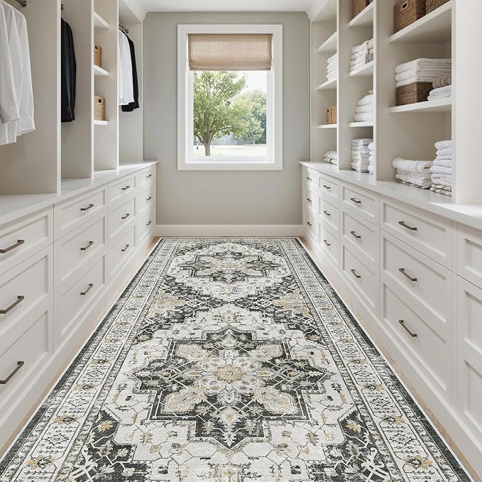 Madane 4x12 Wide Hallway Runners: Washable Runner Rug - Image 3