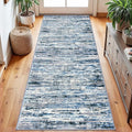 Lansny Modern Abstract Runner Rug 2.6x8 by lansny