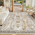 Madane 5x7 Area Rugs for Living Room, Stain Resistant Washable Rugs, Non-Slip by Madane