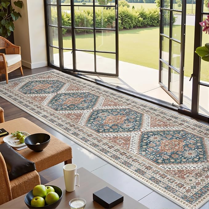 Runner Rug 2x10, Ultra-Thin Kitchen Rugs Non Slip Washable Rugs - Image 4