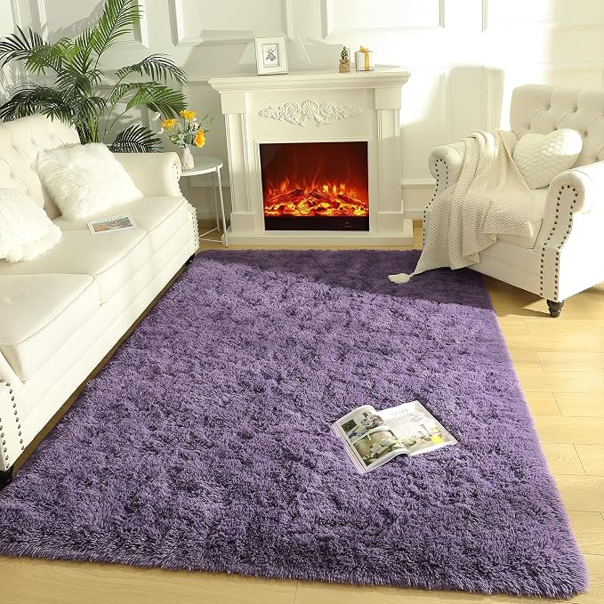 LOCHAS Ultra Soft Indoor Modern Area Rugs Fluffy Living Room Carpets - Image 7