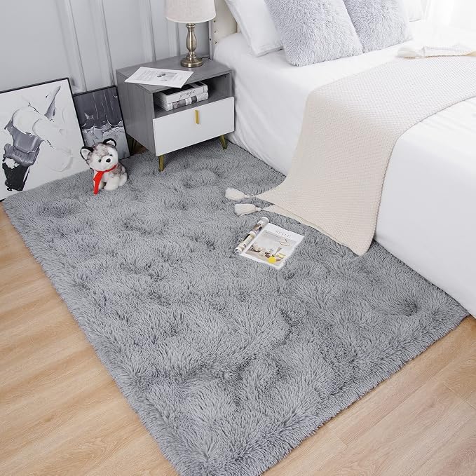 Chicrug Soft Area Rugs for Bedroom Living Room Plush Fluffy Rug 9x12 Feet - Image 5