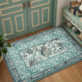 GarveeHome Teal 2x3 Door Mat Indoor Rugs by GarveeHome