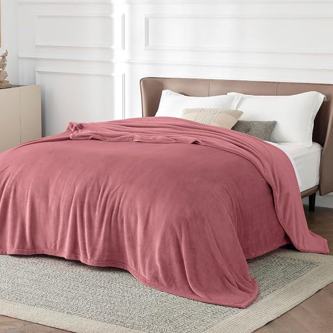 Bedsure GentleSoft Fleece King Size Blankets - Image 2