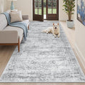 Hallway Runner Rug 4x8 Wide: Washable Thin Runners by Soalmost