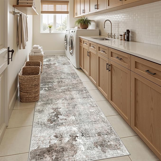 Runner Rug 2x10 Washable Non-Slip Hallway Runner Rugs - Image 4
