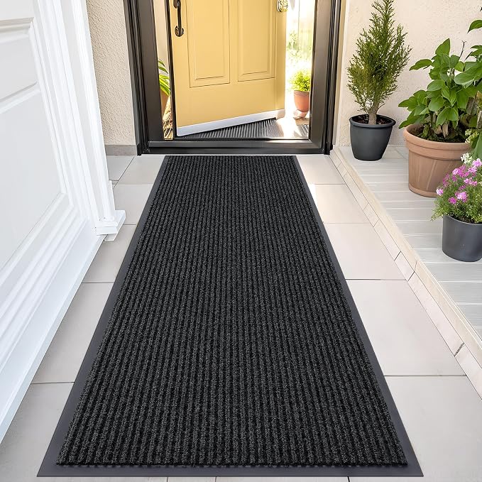 OLANLY Front Door Mat Indoor Outdoor Entrance, Waterproof Heavy Duty Doormat by OLANLY