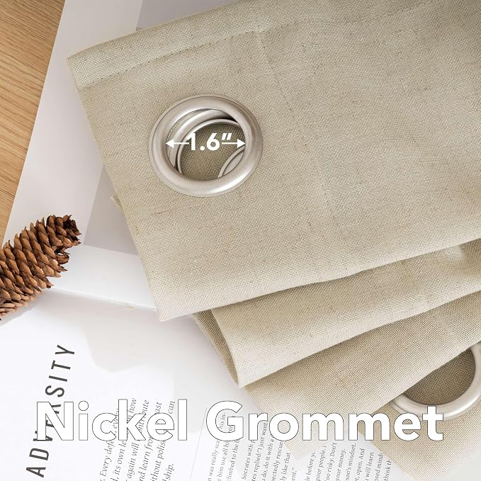 H.VERSAILTEX Living Room Linen Curtains - Image 5