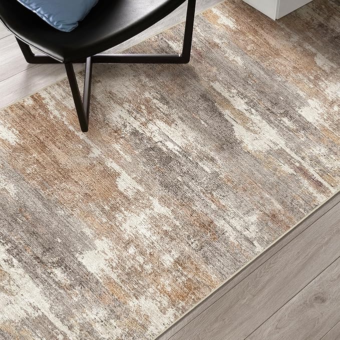 3x6 Washable Kitchen Runner Rug: Modern Abstract Runners - Image 7