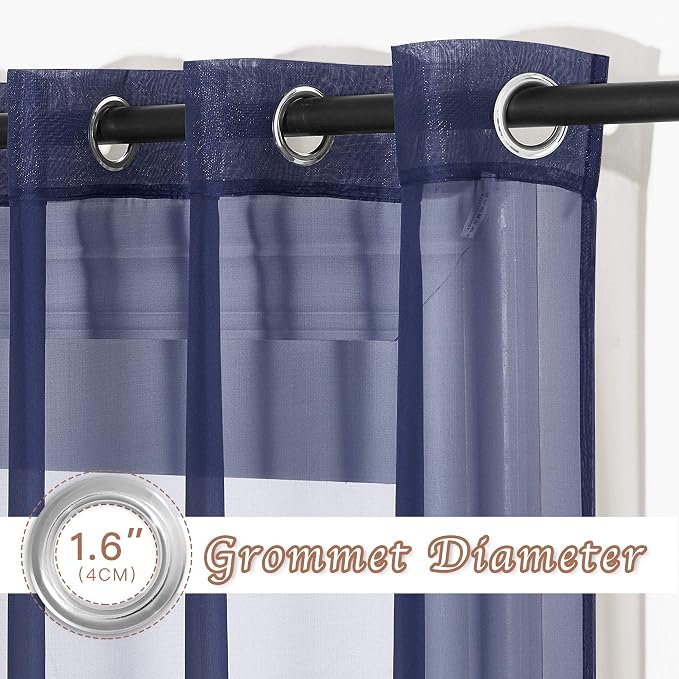 NICETOWN Sheer Voile Curtain Panels - Image 2