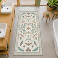 Hazo Haus Washable Non Slip Bathroom Runner Rug 2x5, Insect Boho Bath Mat by HazoHaus