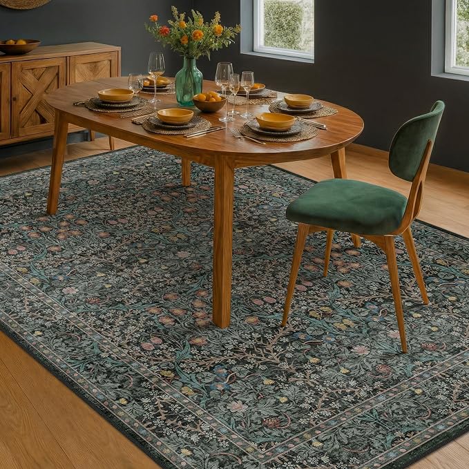 Dining Room Rugs for Under Table by HazoHaus