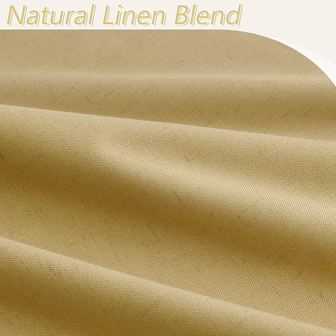 Guken 100% Blackout Curtains 100 Inch Length 2 Panels Set - Image 3