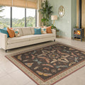 Washable Living Room Area Rug 5x7, Ultra Soft Carpet by HazoHaus