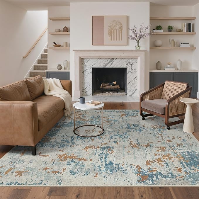 BEIMO Area Rugs 5x7 for Living Room Bedroom, Modern Abstract Machine Washable - Image 2