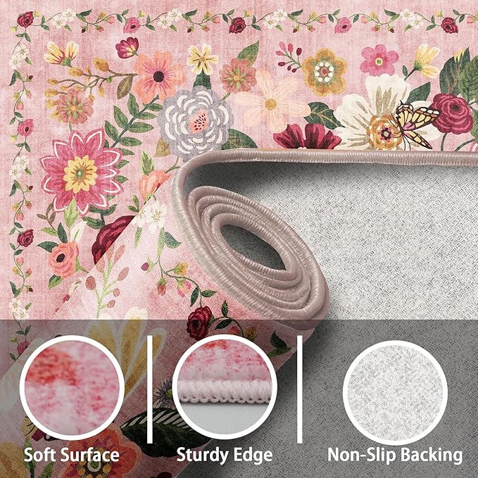 2x5 Entryway Runner Rugs, Non Slip Washable Rugs - Image 7