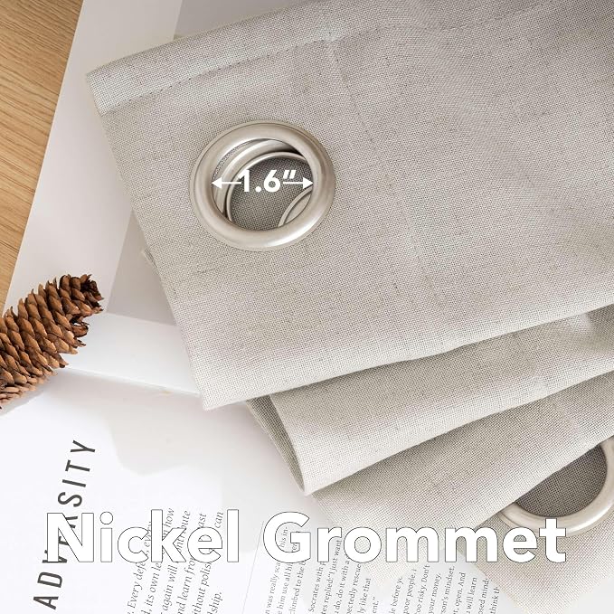 H.VERSAILTEX Living Room Linen Curtains - Image 5