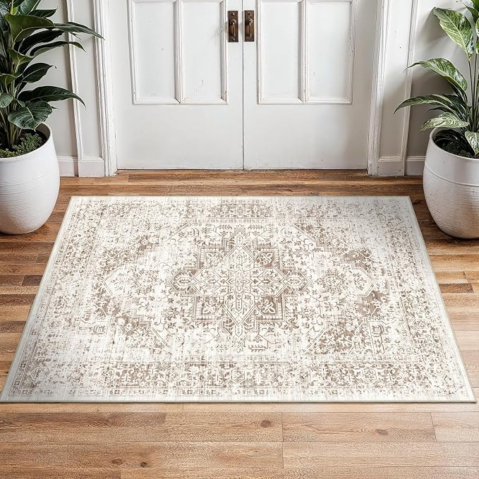 2x3 Entryway Area Rug Washable - Image 3