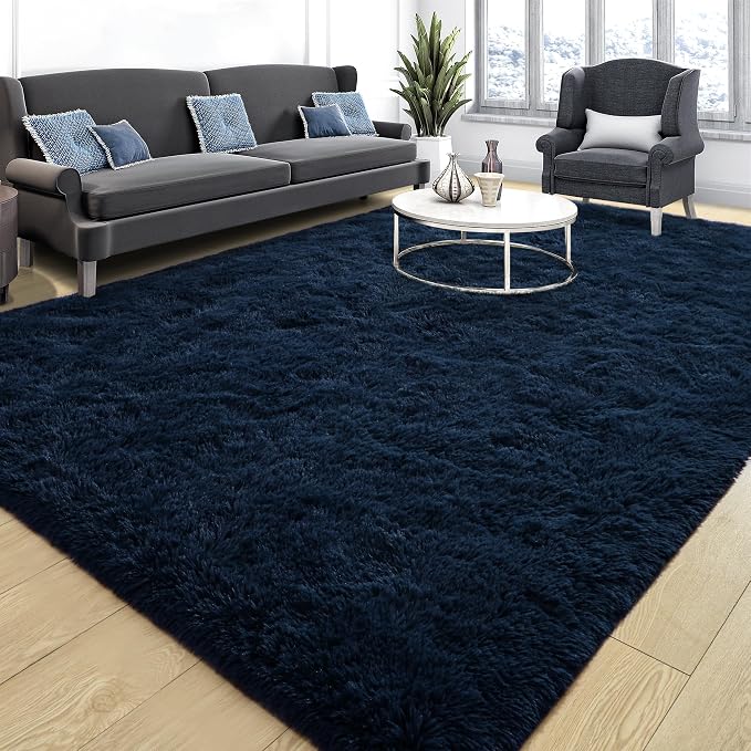 Tepook Soft Fluffy Rugs for Bedroom, 4x6 Area Rug for Living Room, Modern by Tepook