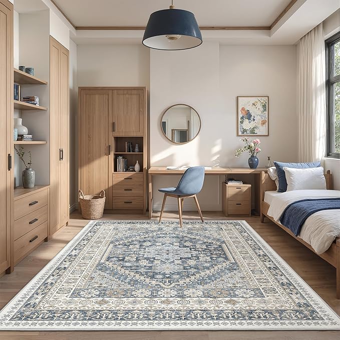 Area Rugs 5x7, Ultra-Thin Washable Rugs - Image 3